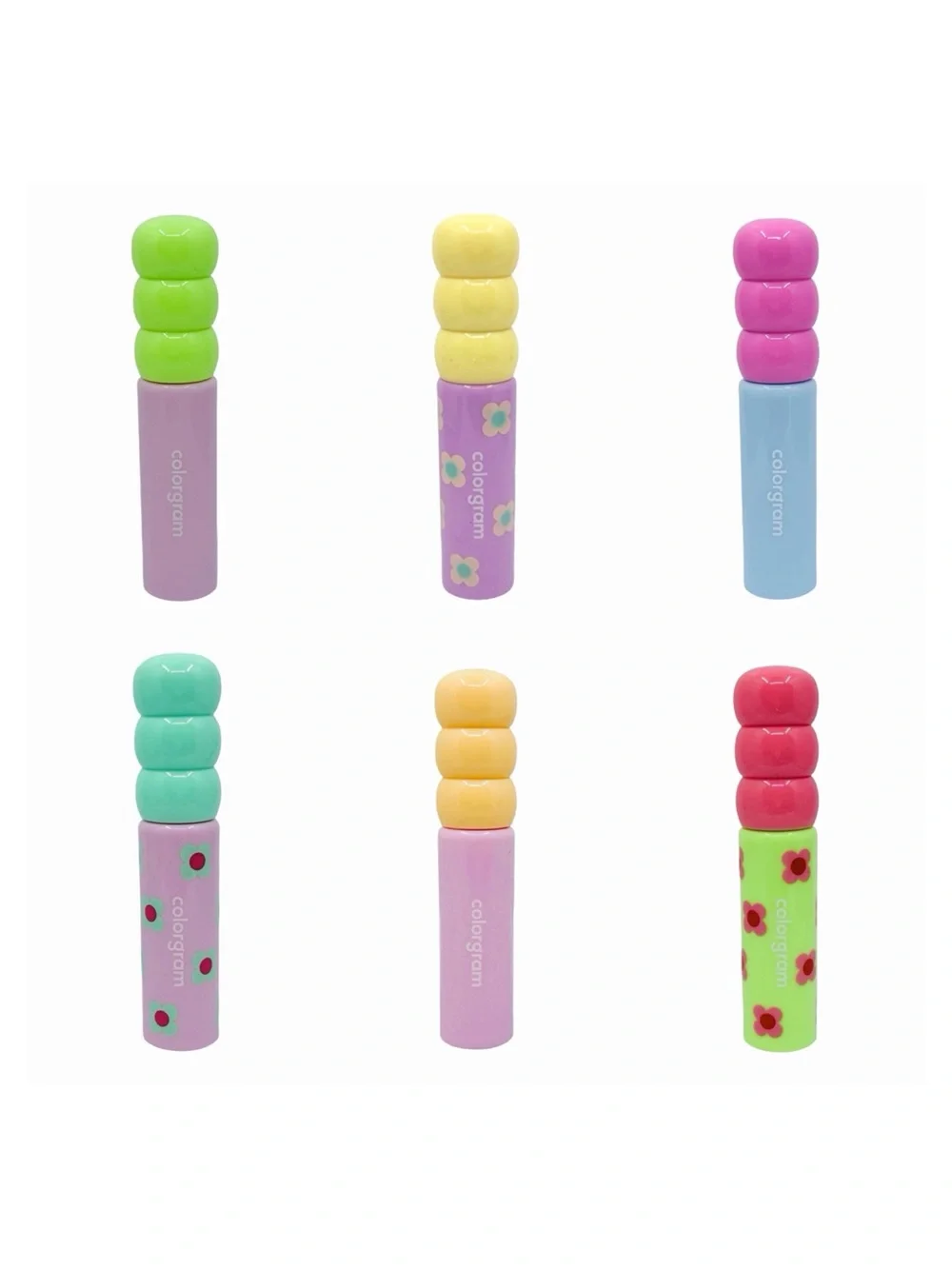 Colorgram Assorted Fruity Glass Lip Tint Bundle - 6 Shades